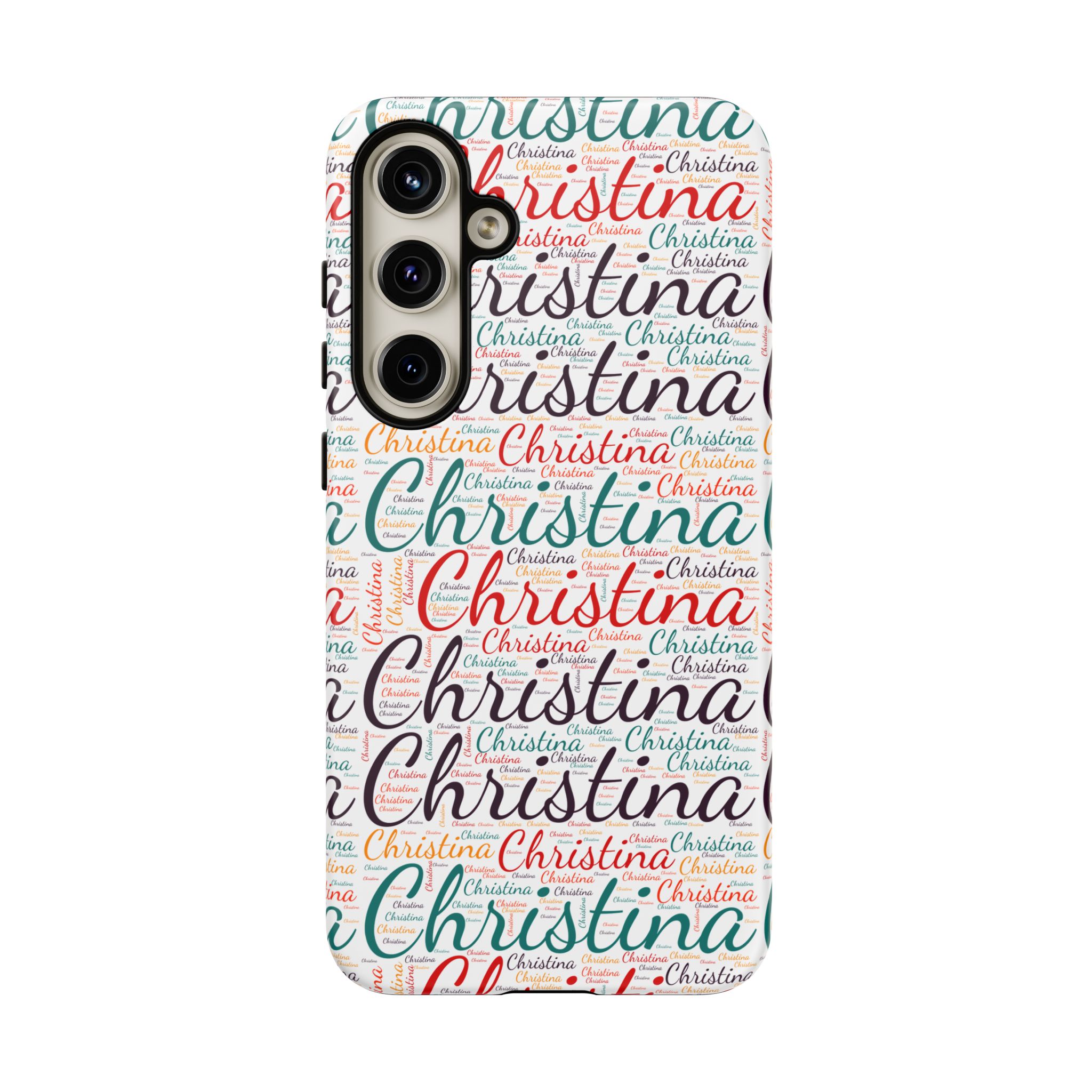 Personalized Script Name Design, Multi-Color : Tough Phone Case - Image 93