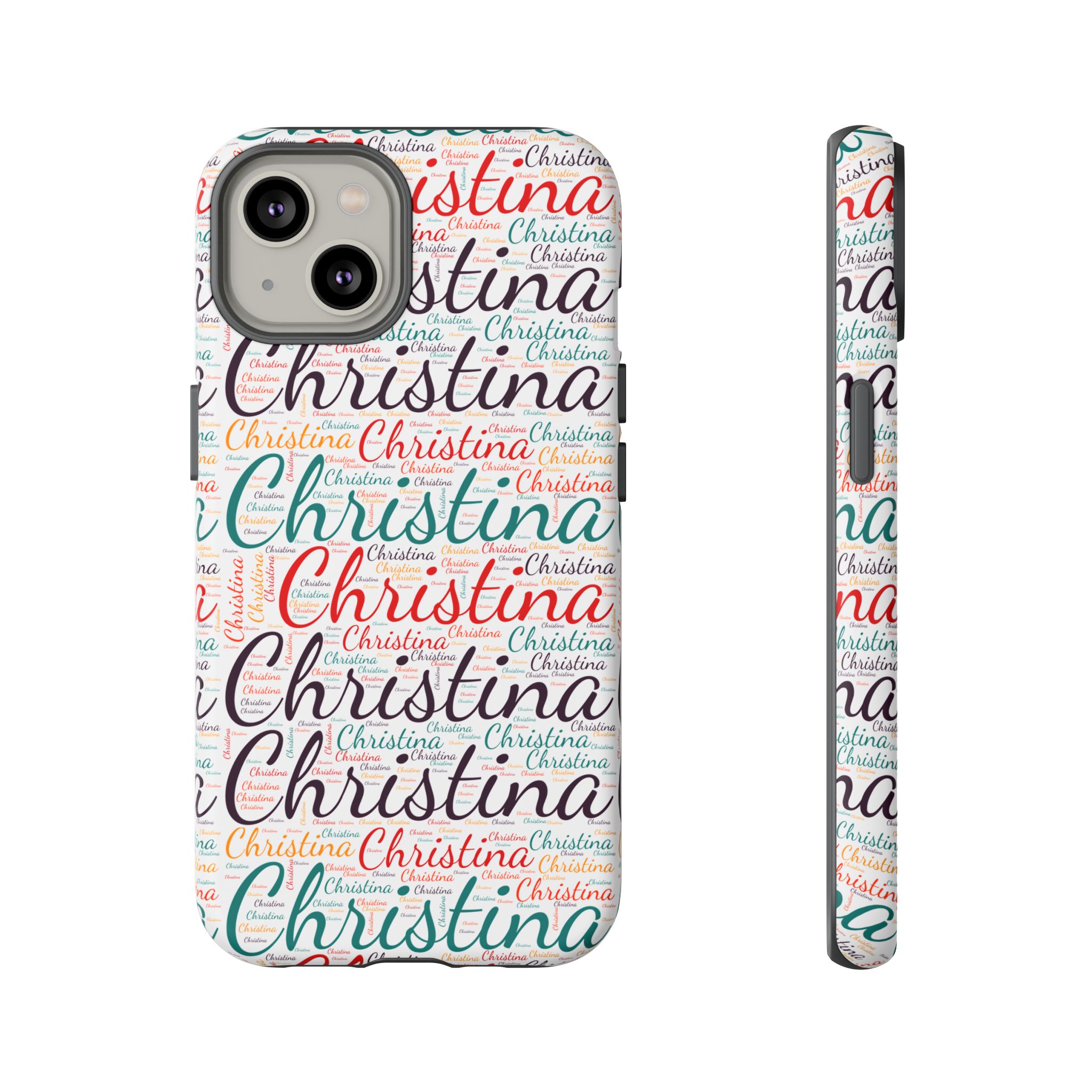 Personalized Script Name Design, Multi-Color : Tough Phone Case - Image 5