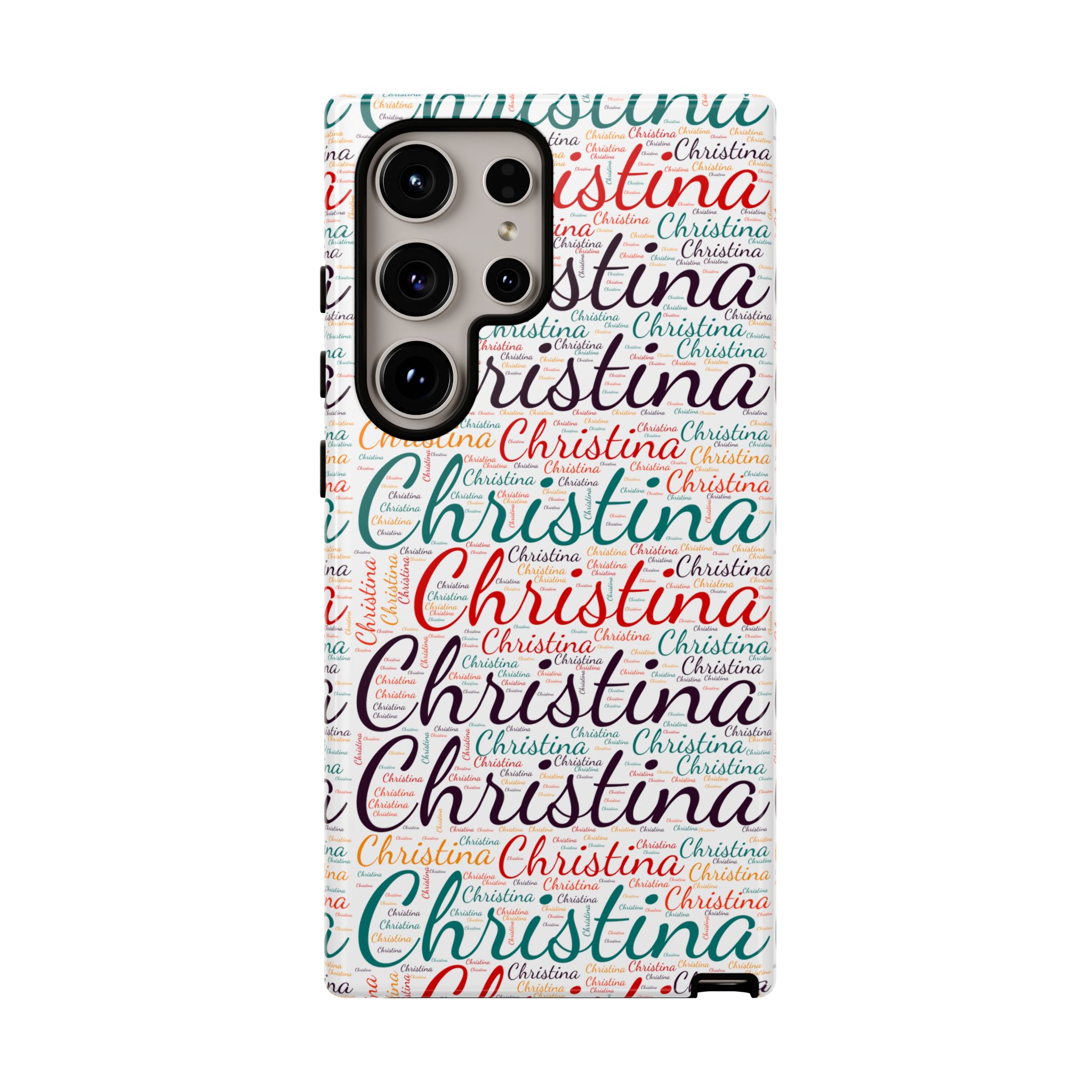 Personalized Script Name Design, Multi-Color : Tough Phone Case - Image 97