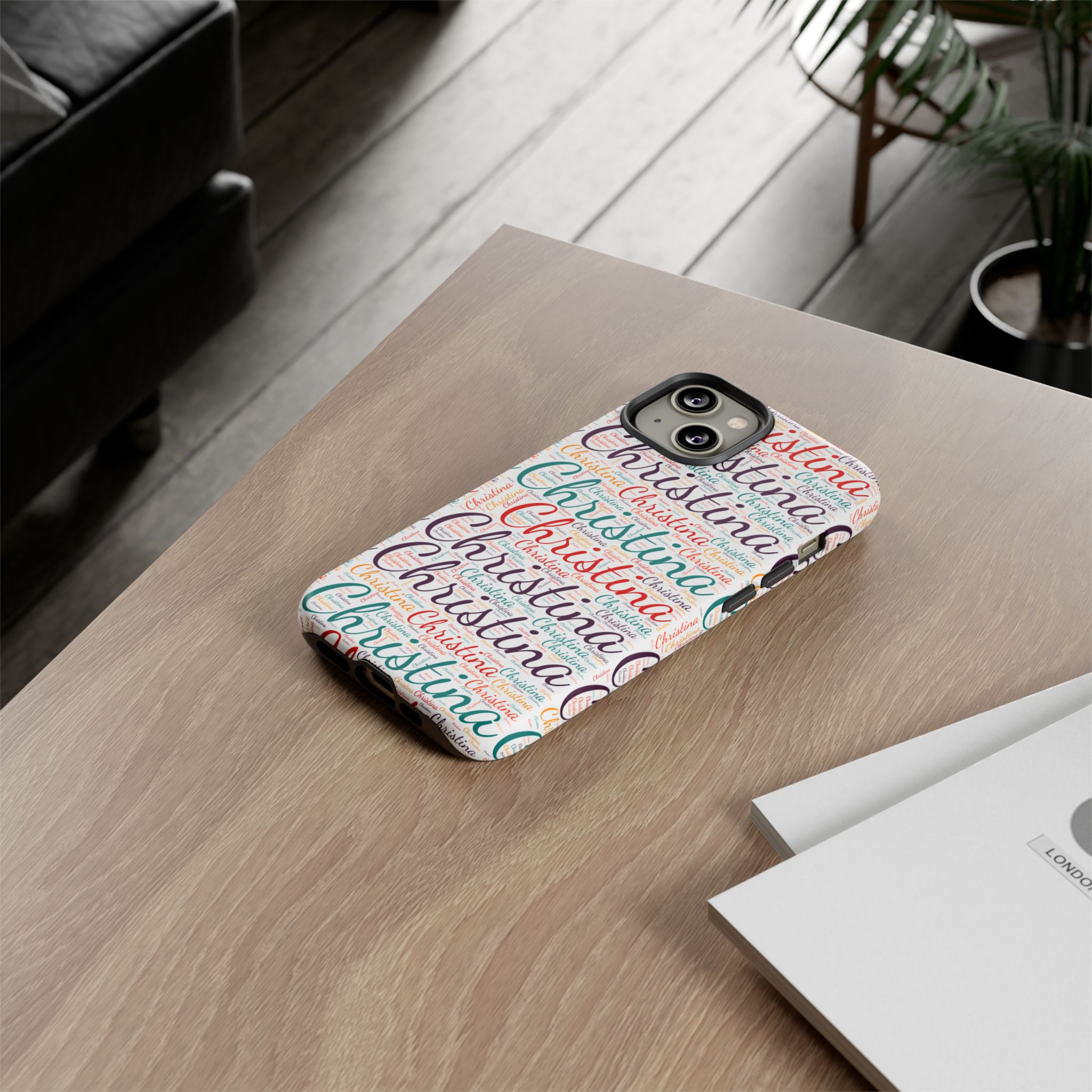 Personalized Script Name Design, Multi-Color : Tough Phone Case - Image 8