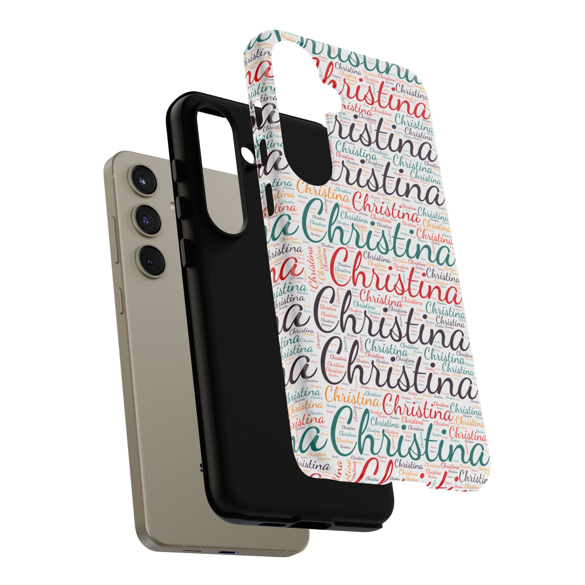 Personalized Script Name Design, Multi-Color : Tough Phone Case - Image 96