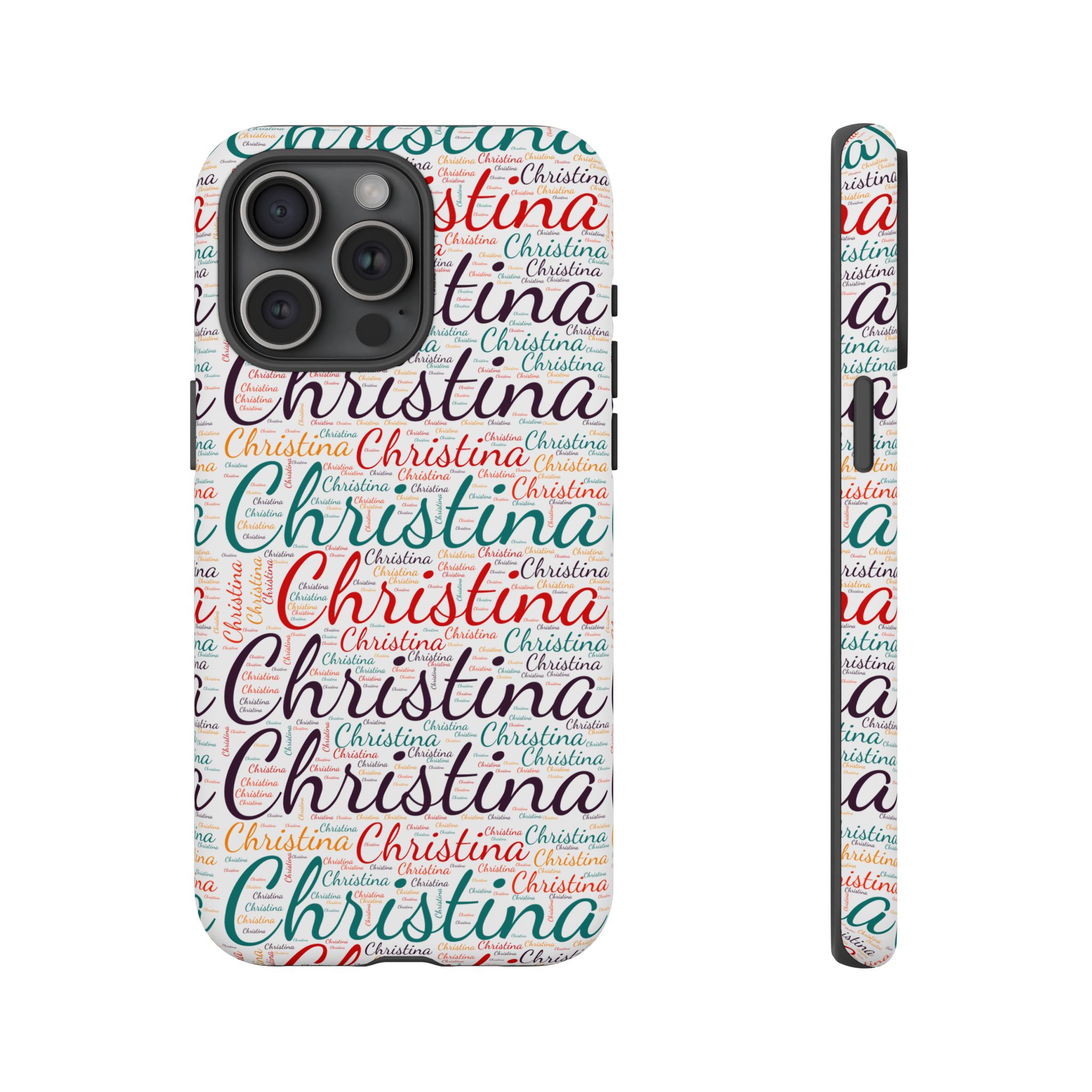 Personalized Script Name Design, Multi-Color : Tough Phone Case - Image 78