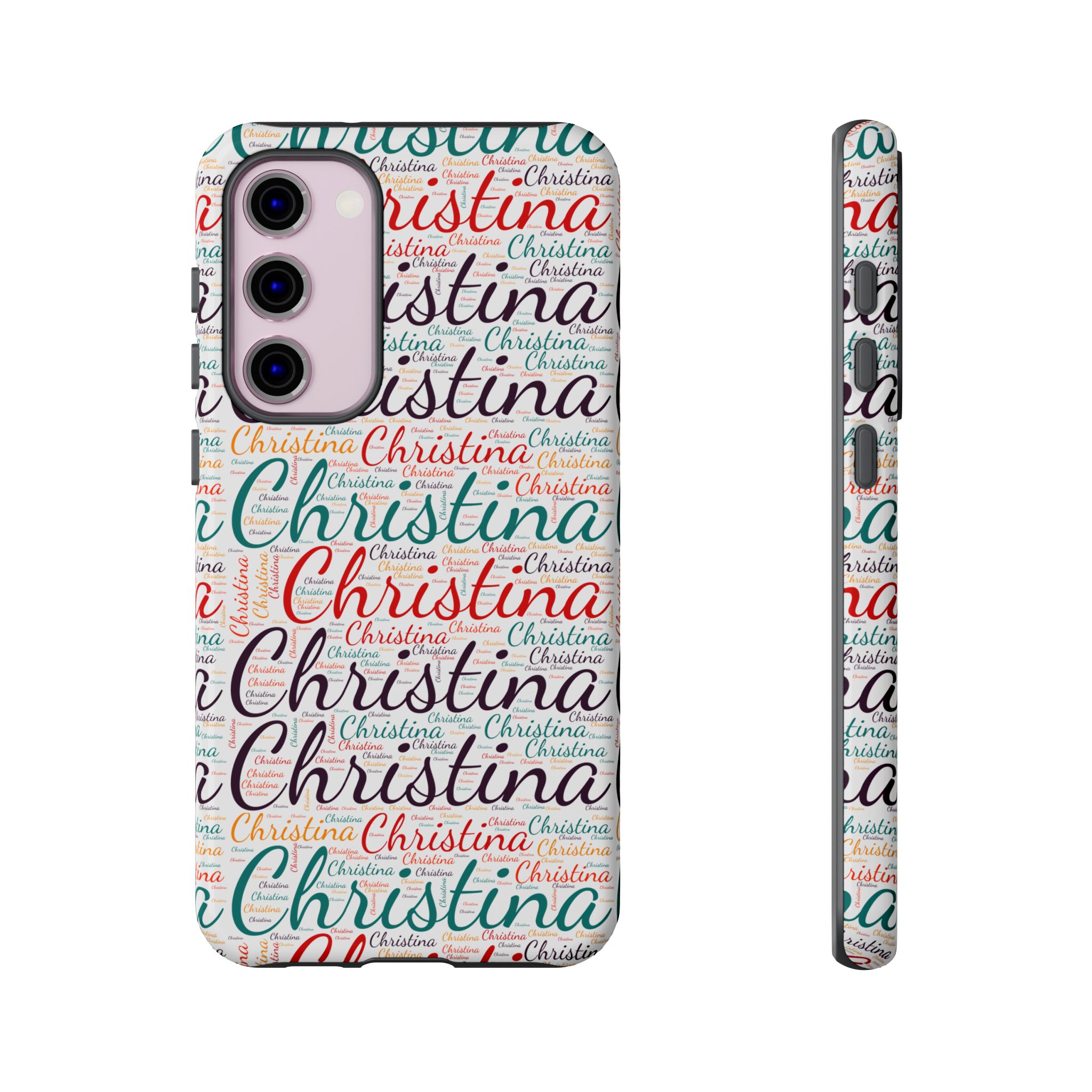 Personalized Script Name Design, Multi-Color : Tough Phone Case - Image 41