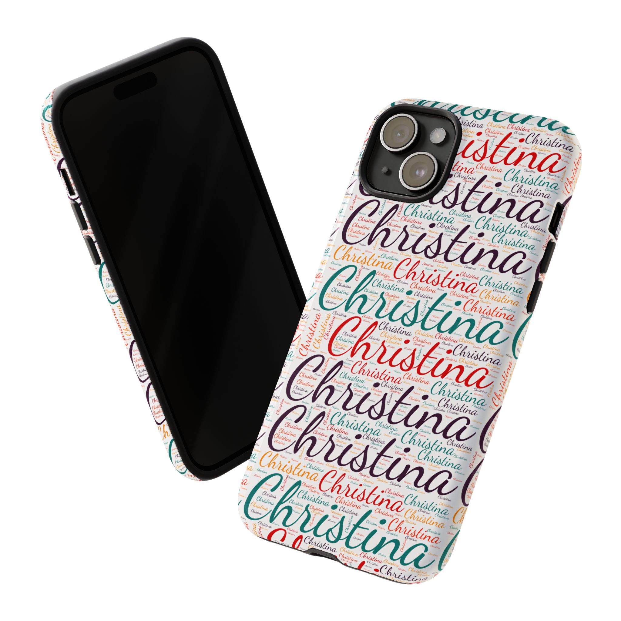 Personalized Script Name Design, Multi-Color : Tough Phone Case - Image 64