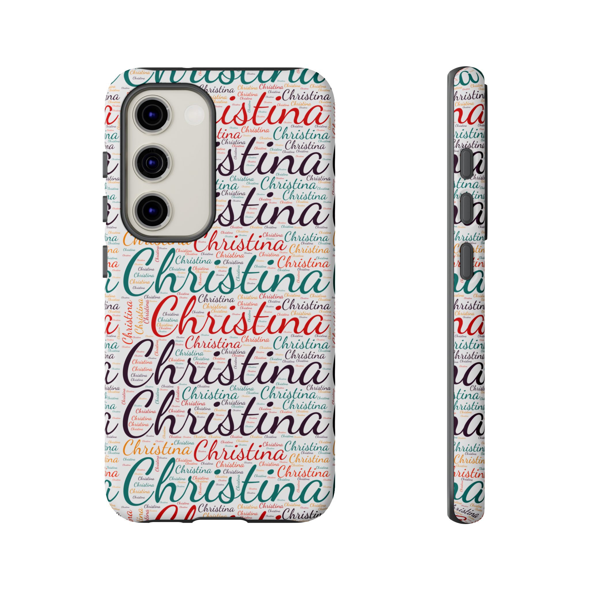 Personalized Script Name Design, Multi-Color : Tough Phone Case - Image 37
