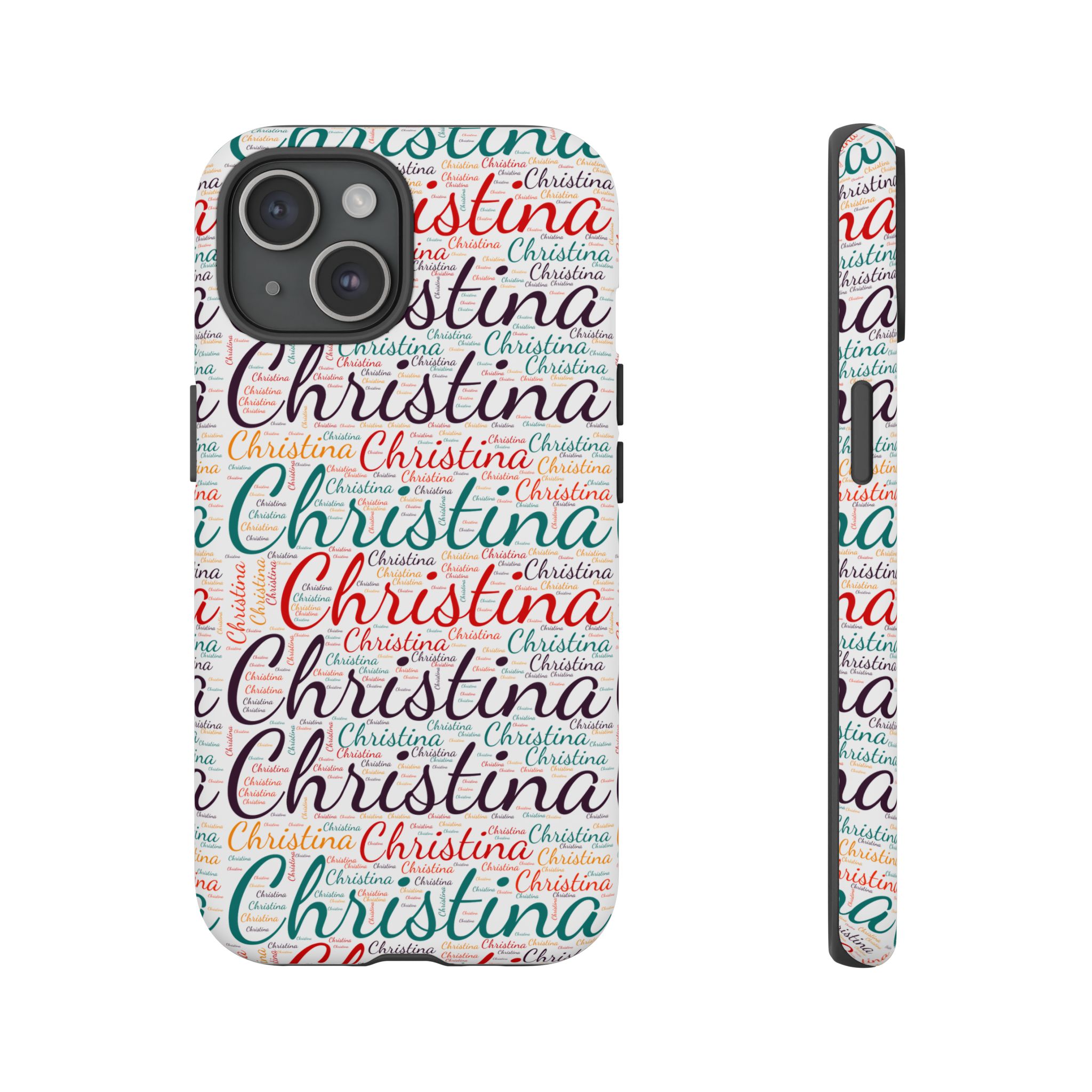 Personalized Script Name Design, Multi-Color : Tough Phone Case - Image 60
