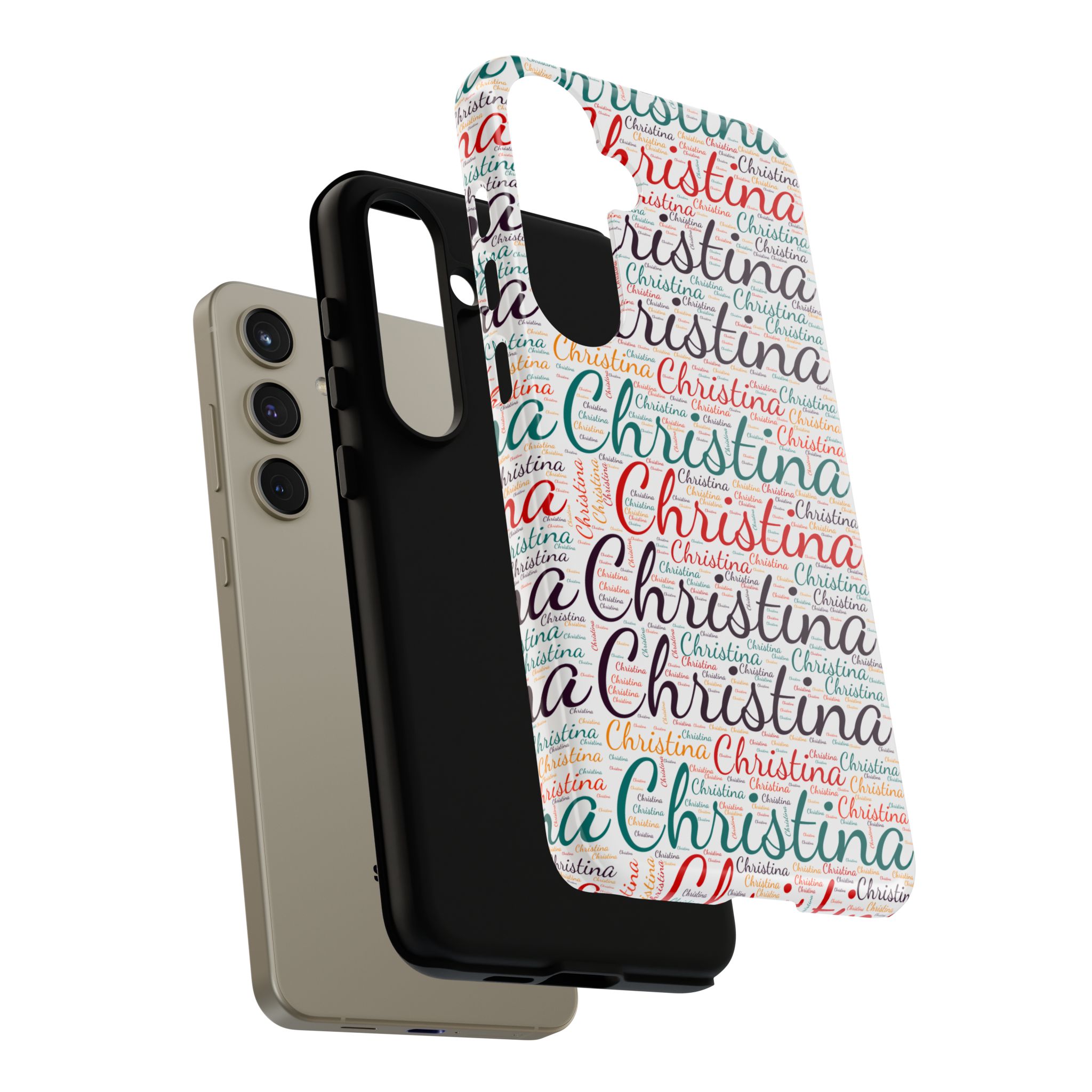 Personalized Script Name Design, Multi-Color : Tough Phone Case - Image 92