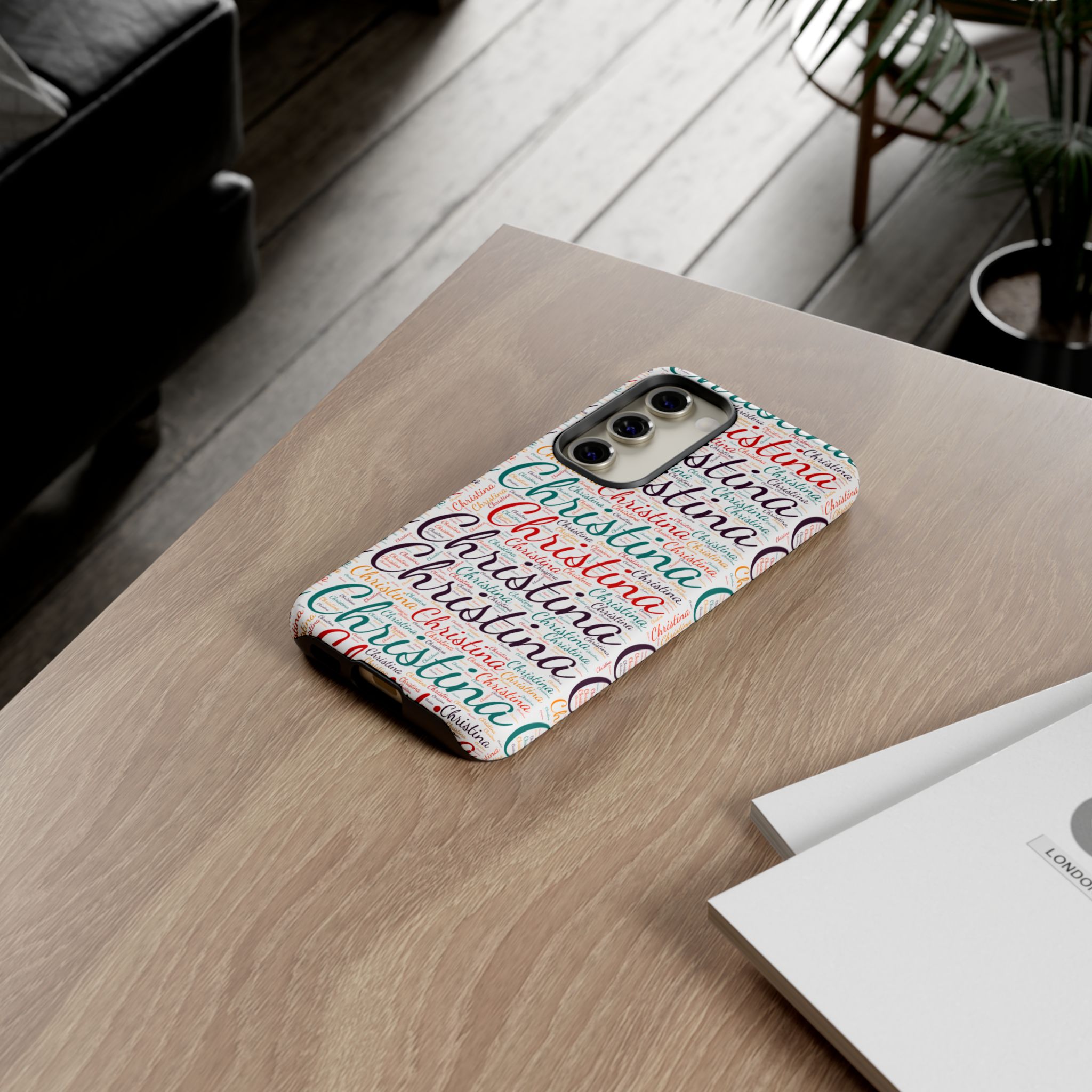 Personalized Script Name Design, Multi-Color : Tough Phone Case - Image 40