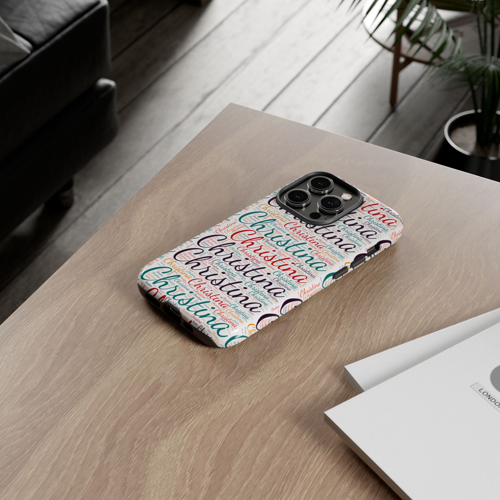 Personalized Script Name Design, Multi-Color : Tough Phone Case - Image 12