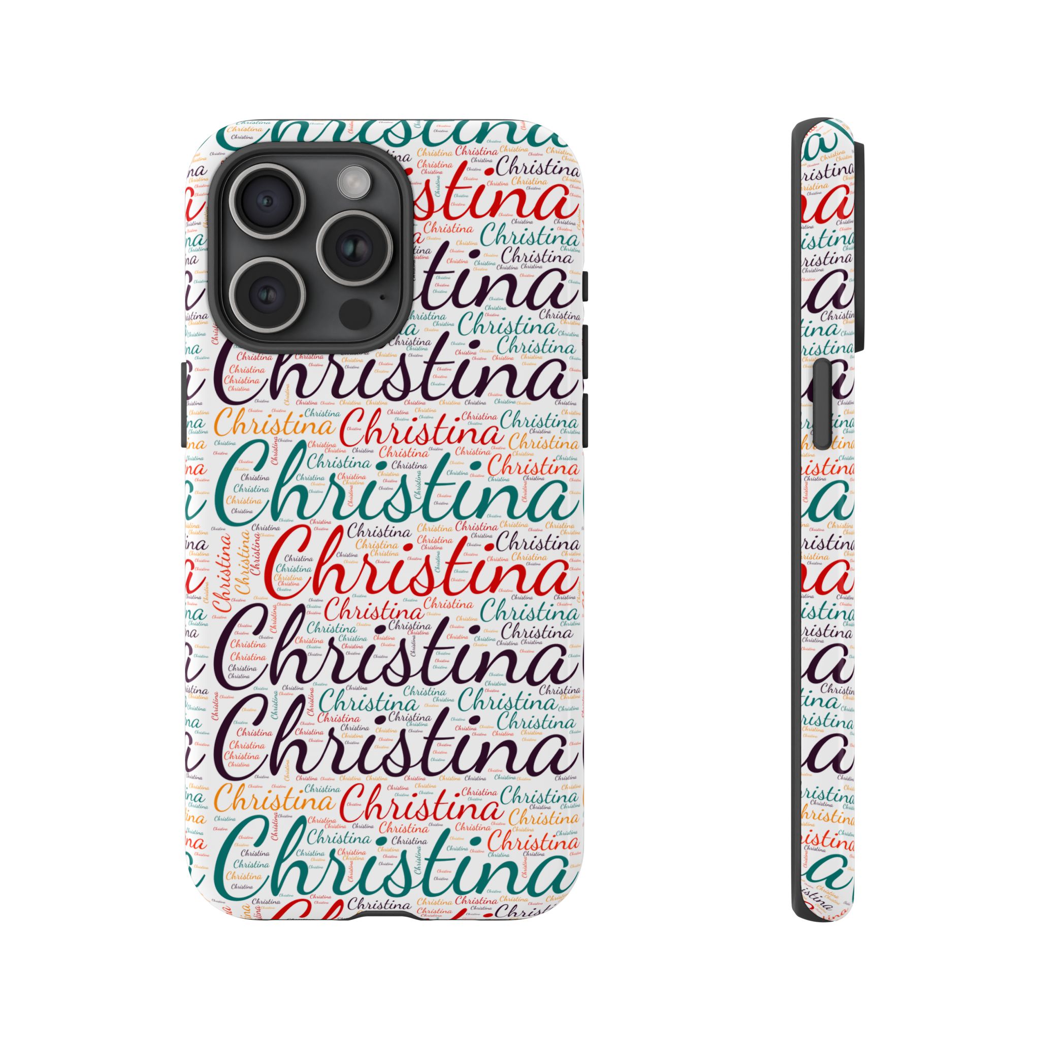 Personalized Script Name Design, Multi-Color : Tough Phone Case - Image 75