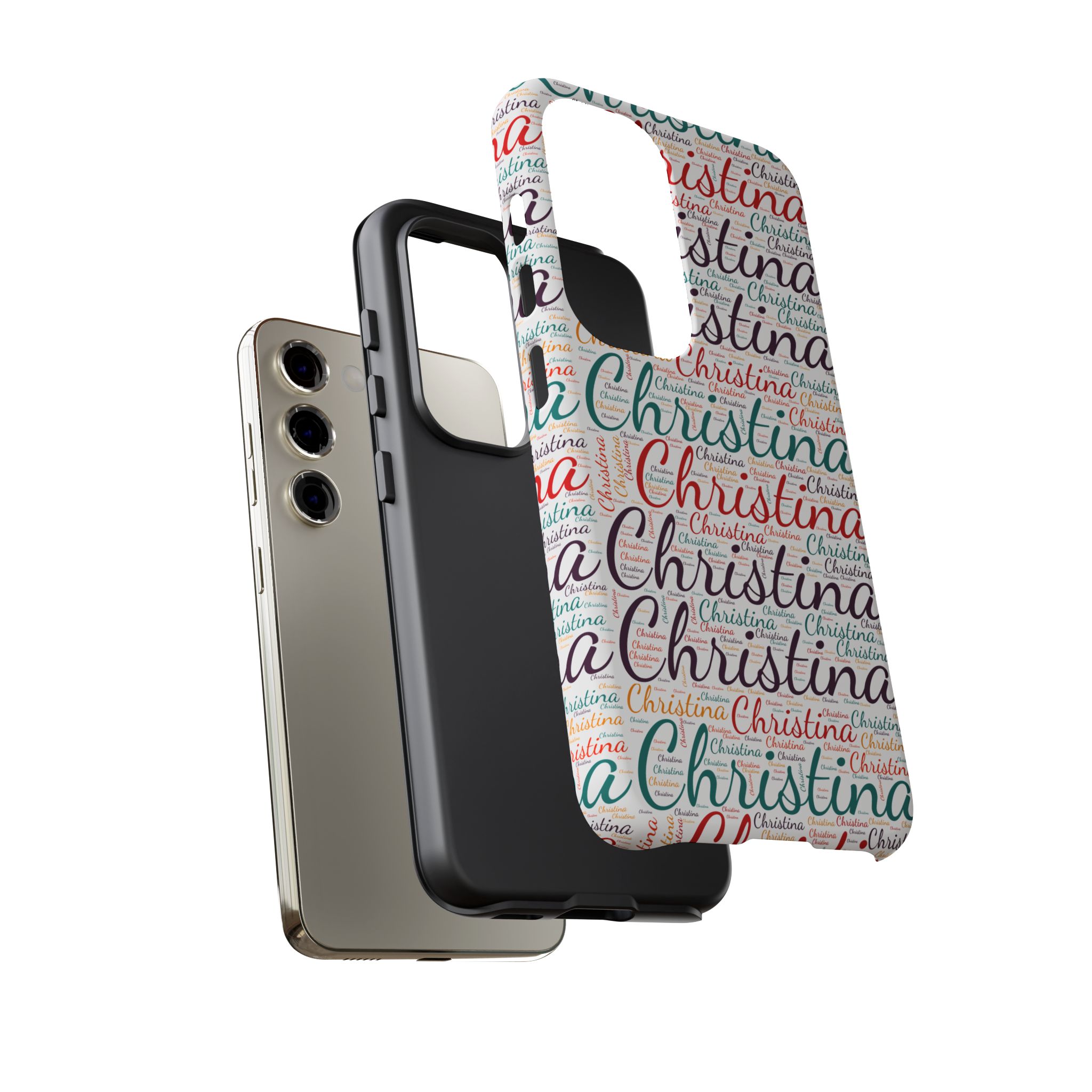Personalized Script Name Design, Multi-Color : Tough Phone Case - Image 39