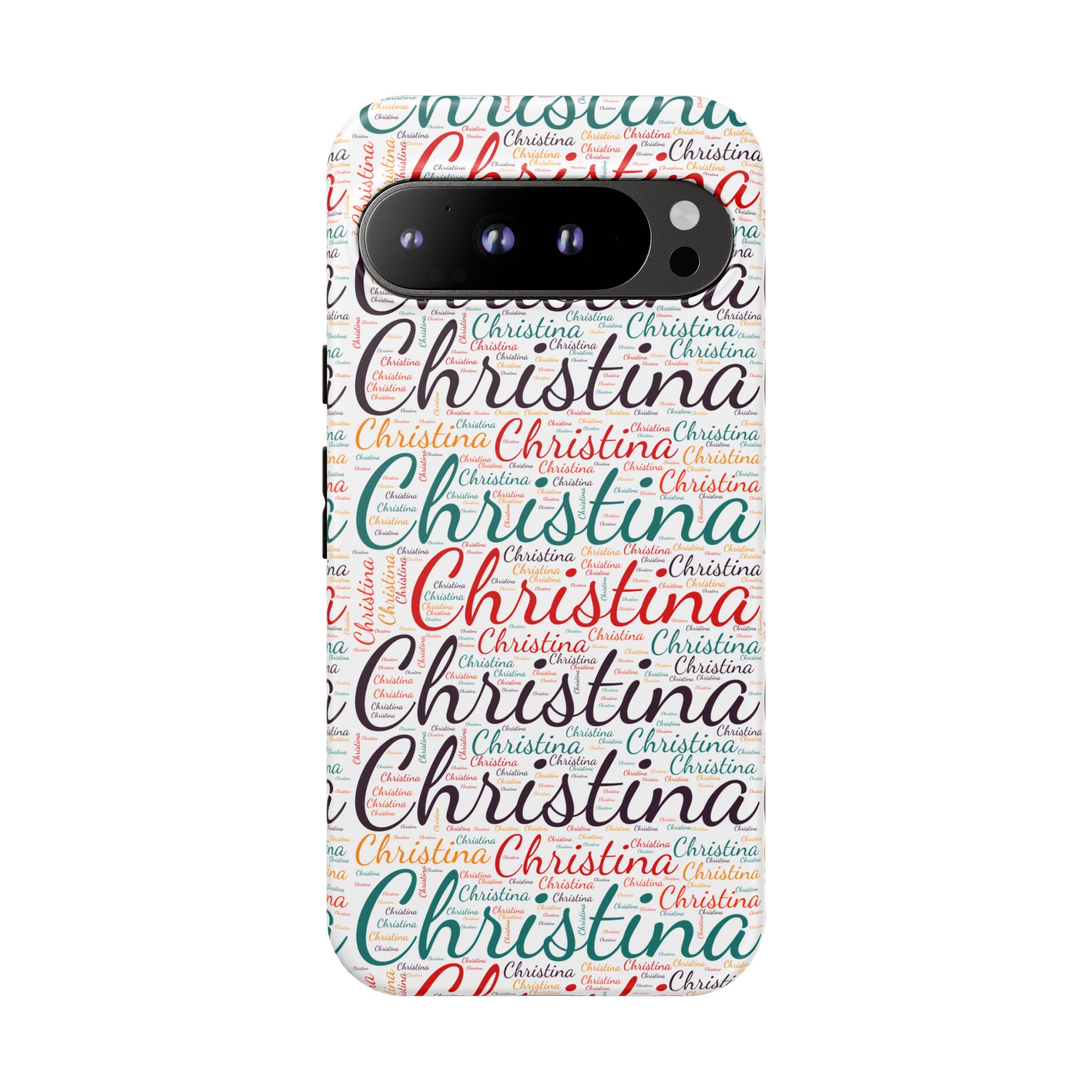 Personalized Script Name Design, Multi-Color : Tough Phone Case - Image 168