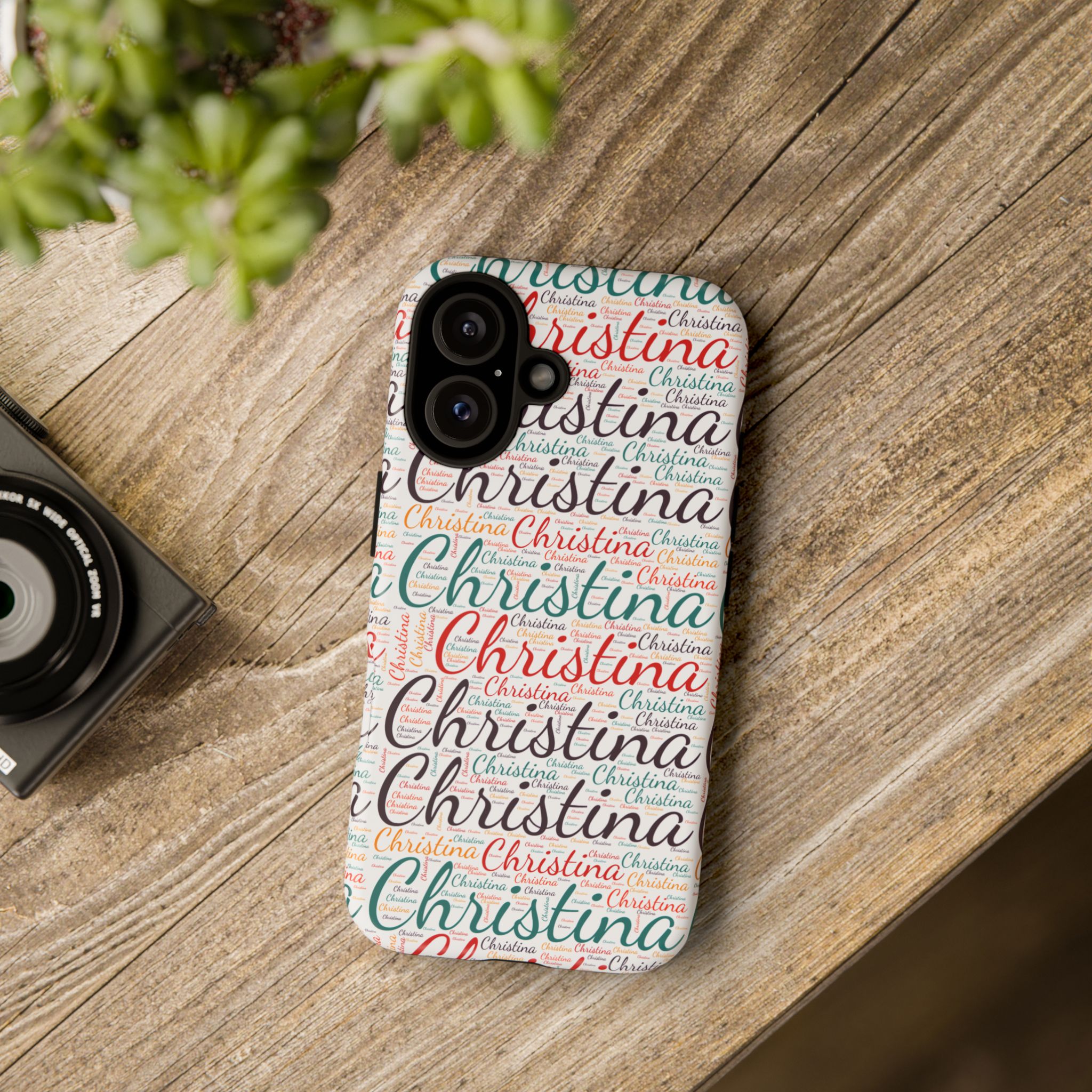 Personalized Script Name Design, Multi-Color : Tough Phone Case - Image 128