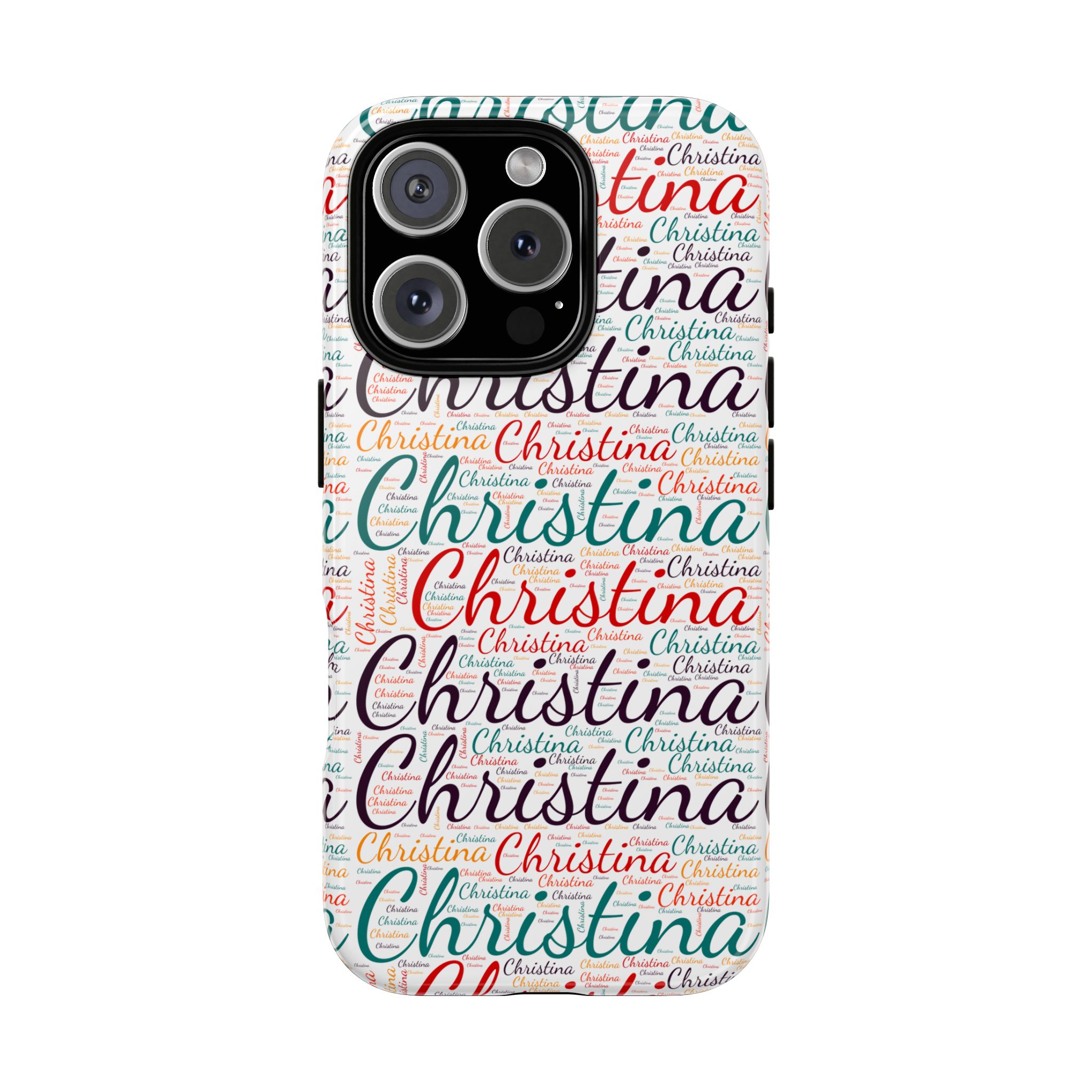 Personalized Script Name Design, Multi-Color : Tough Phone Case - Image 137