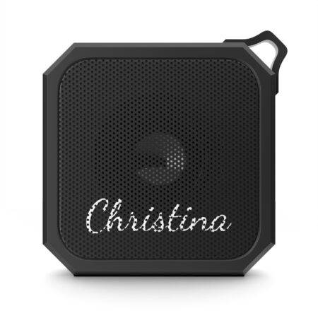 Personalized Name Bluetooth Speaker, Portable Waterproof Speaker : White Elephant Gifts for Teens, Adults