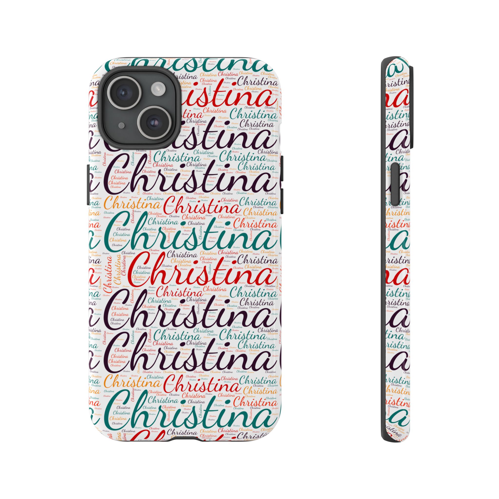 Personalized Script Name Design, Multi-Color : Tough Phone Case - Image 63