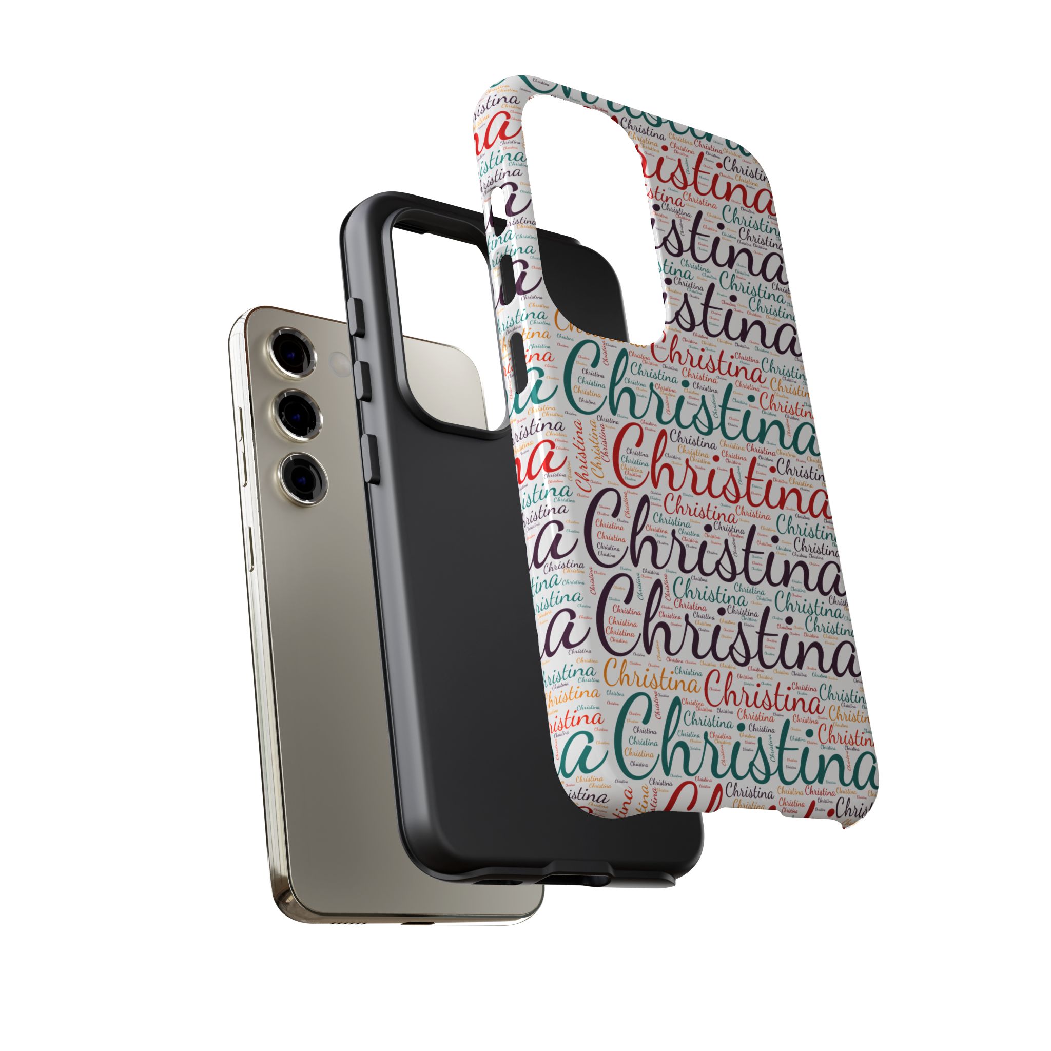 Personalized Script Name Design, Multi-Color : Tough Phone Case - Image 35