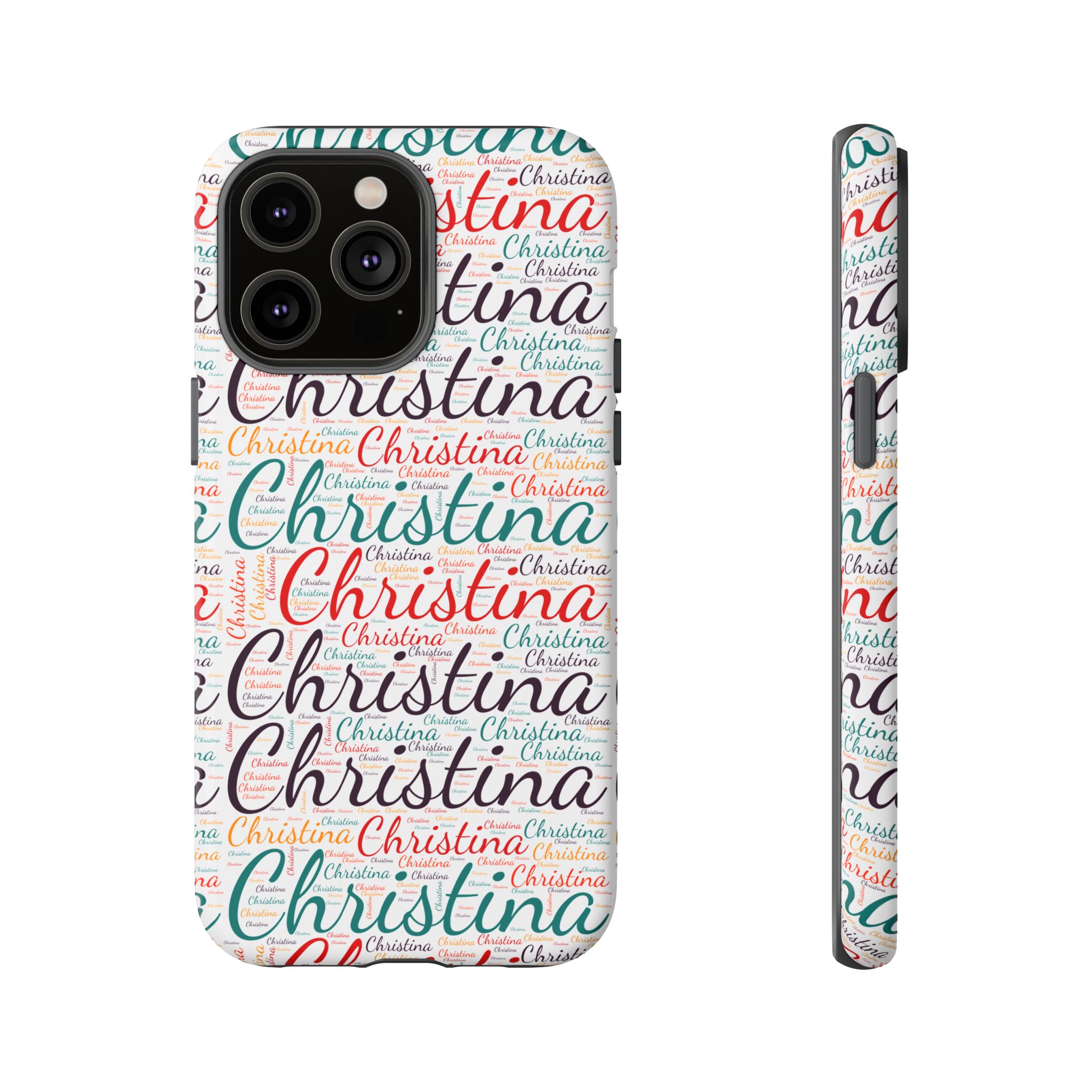 Personalized Script Name Design, Multi-Color : Tough Phone Case - Image 29