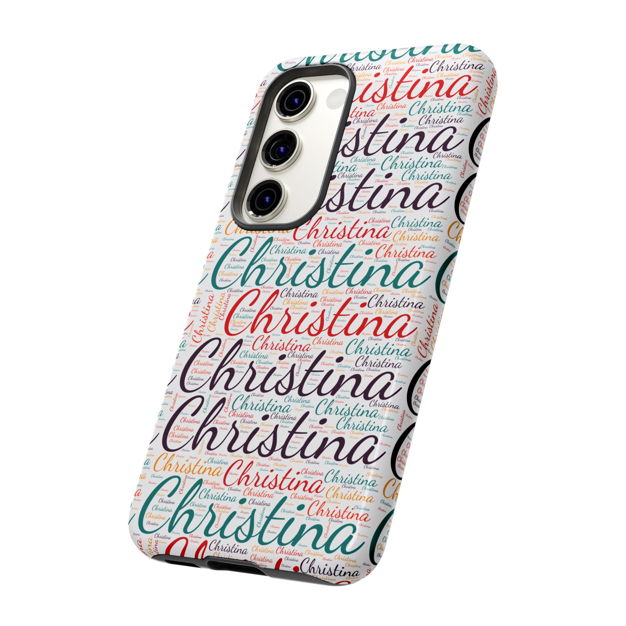 Personalized Script Name Design, Multi-Color : Tough Phone Case - Image 34