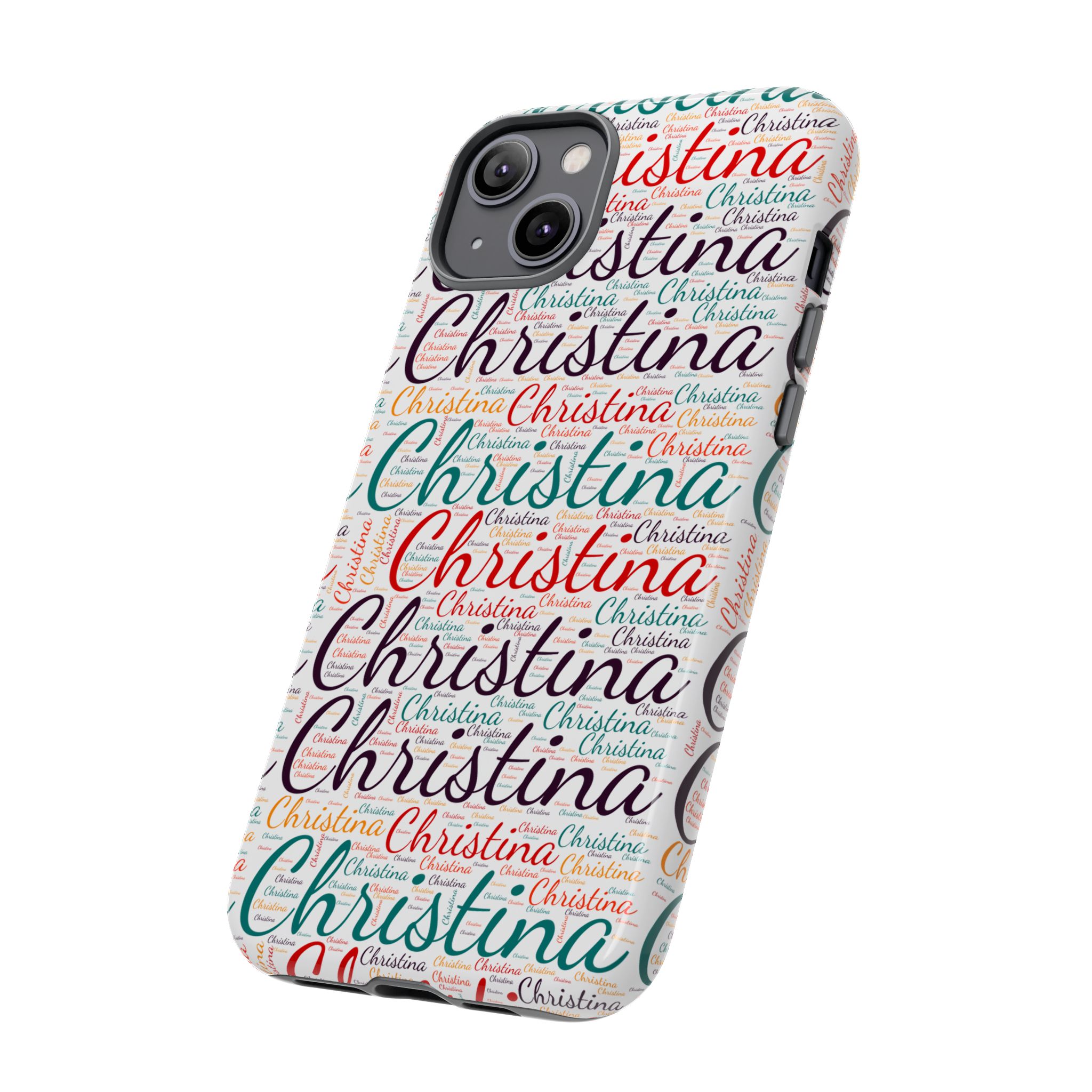 Personalized Script Name Design, Multi-Color : Tough Phone Case - Image 18