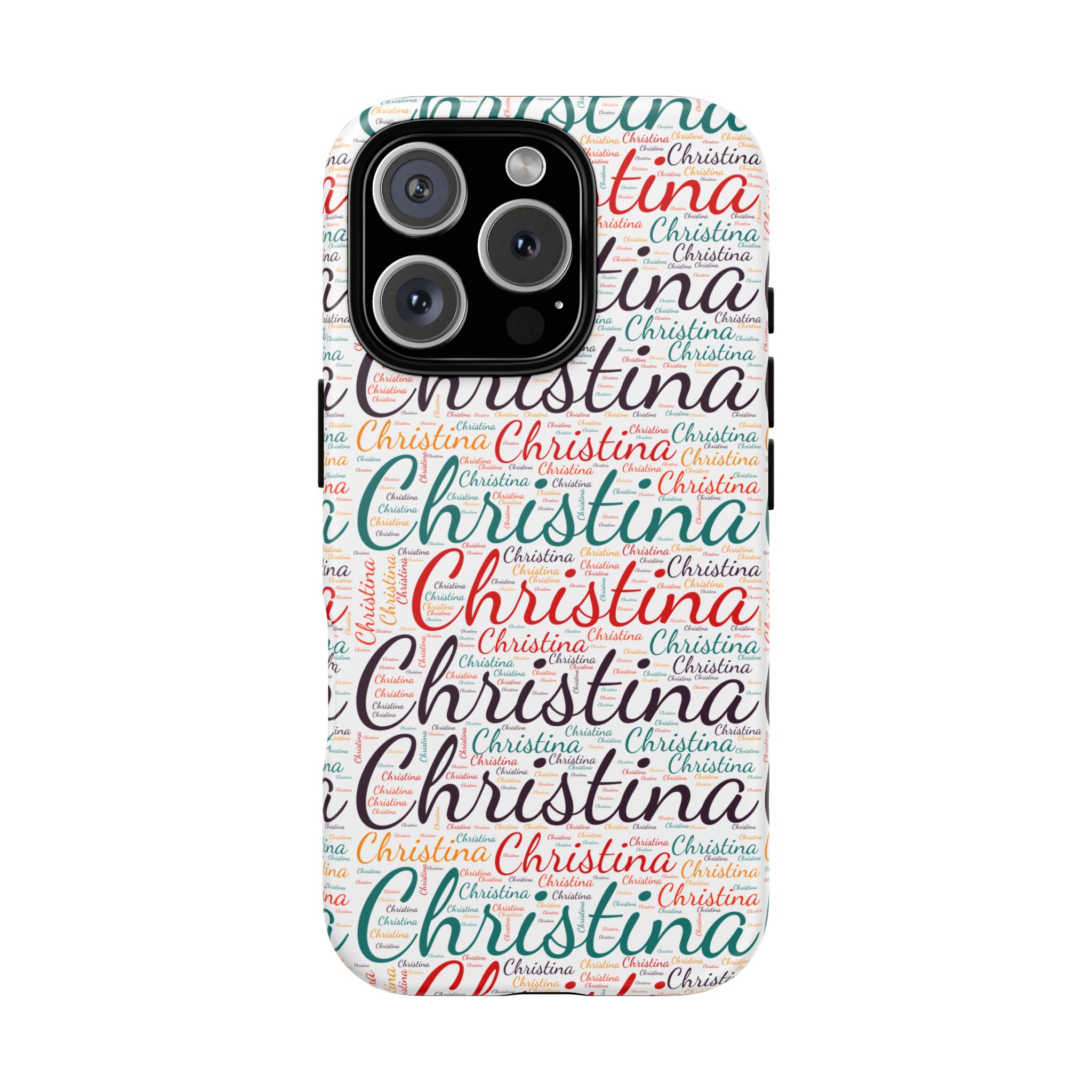 Personalized Script Name Design, Multi-Color : Tough Phone Case - Image 141