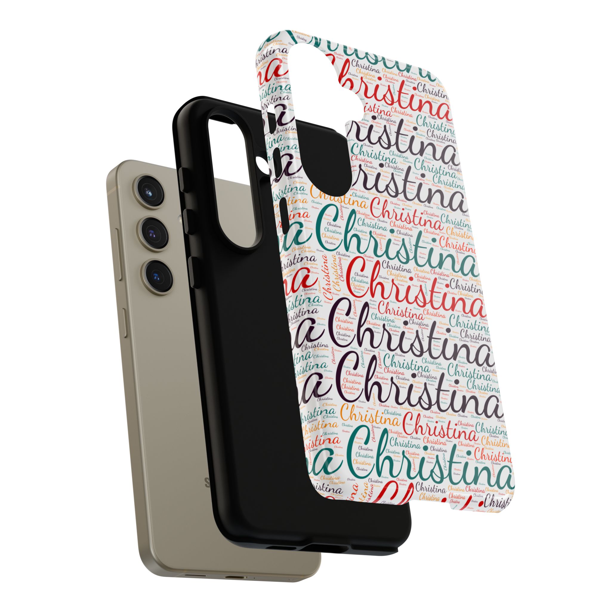 Personalized Script Name Design, Multi-Color : Tough Phone Case - Image 84