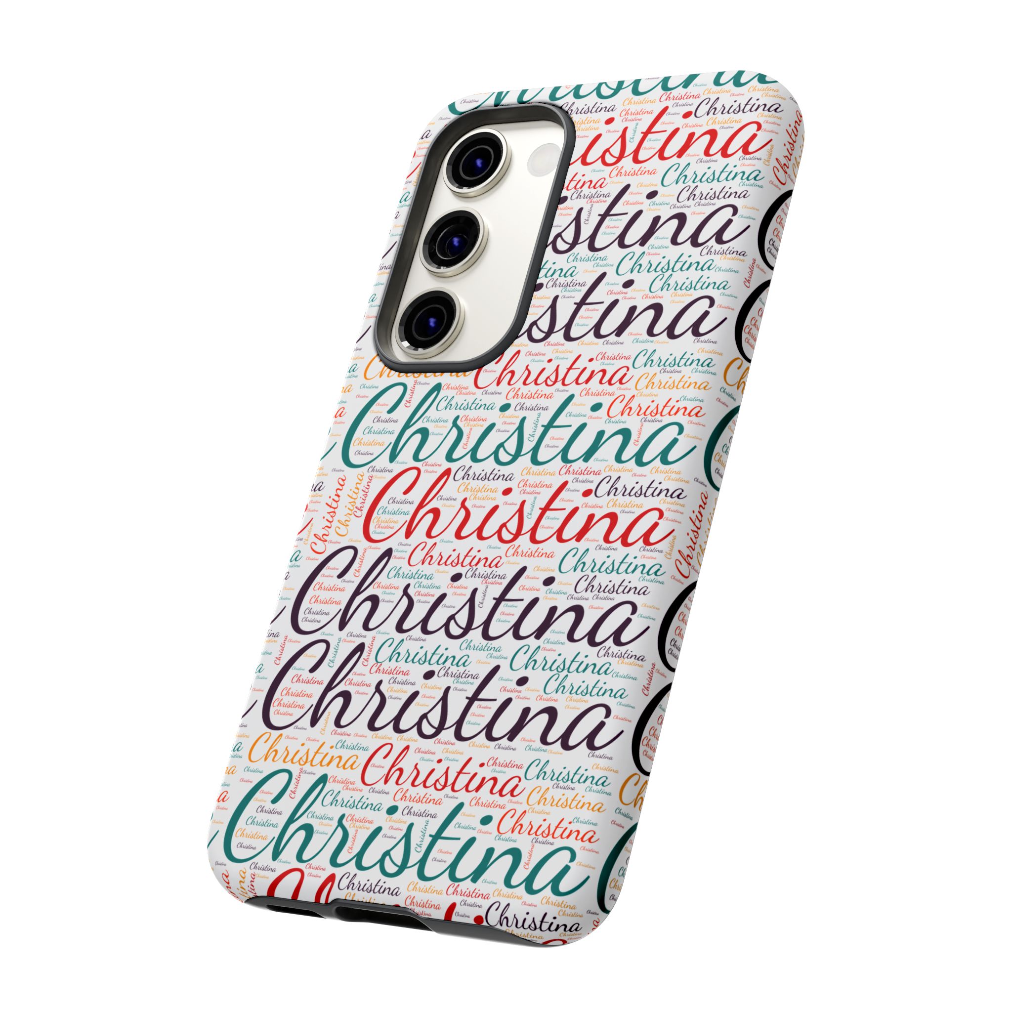 Personalized Script Name Design, Multi-Color : Tough Phone Case - Image 38