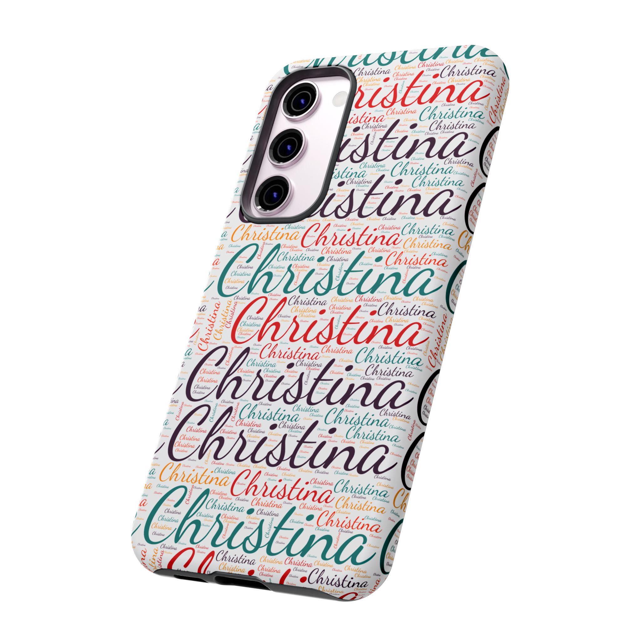 Personalized Script Name Design, Multi-Color : Tough Phone Case - Image 46