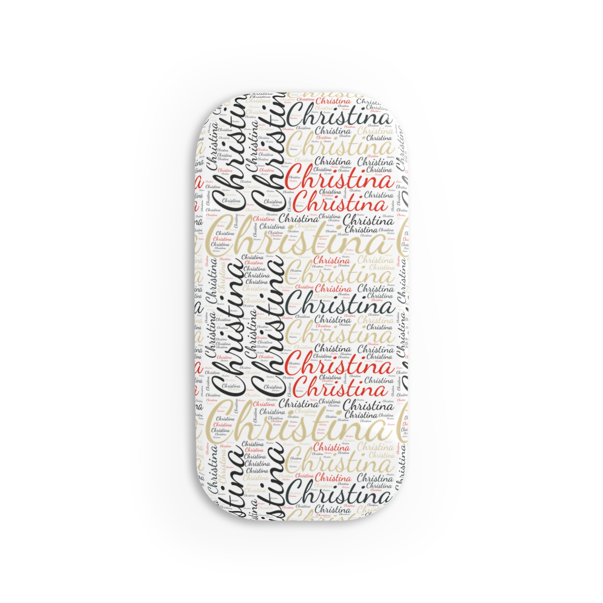 Personalized Script Name, Multi-Color : Pop Grip Phone Stand