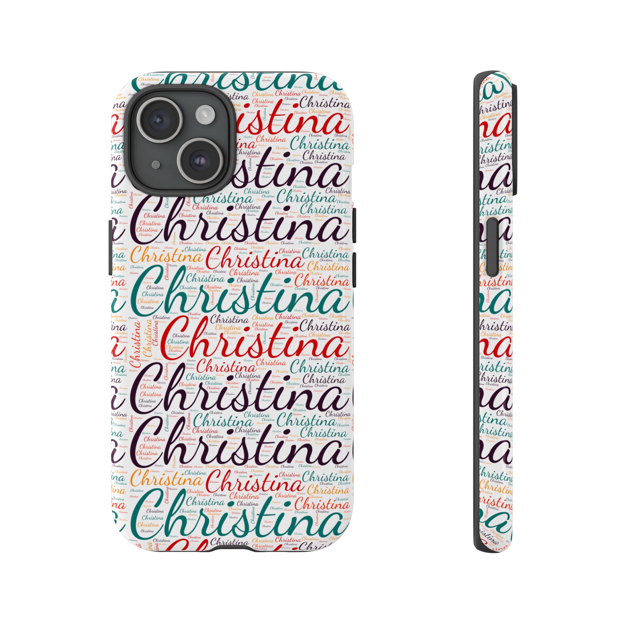 Personalized Script Name Design, Multi-Color : Tough Phone Case - Image 57