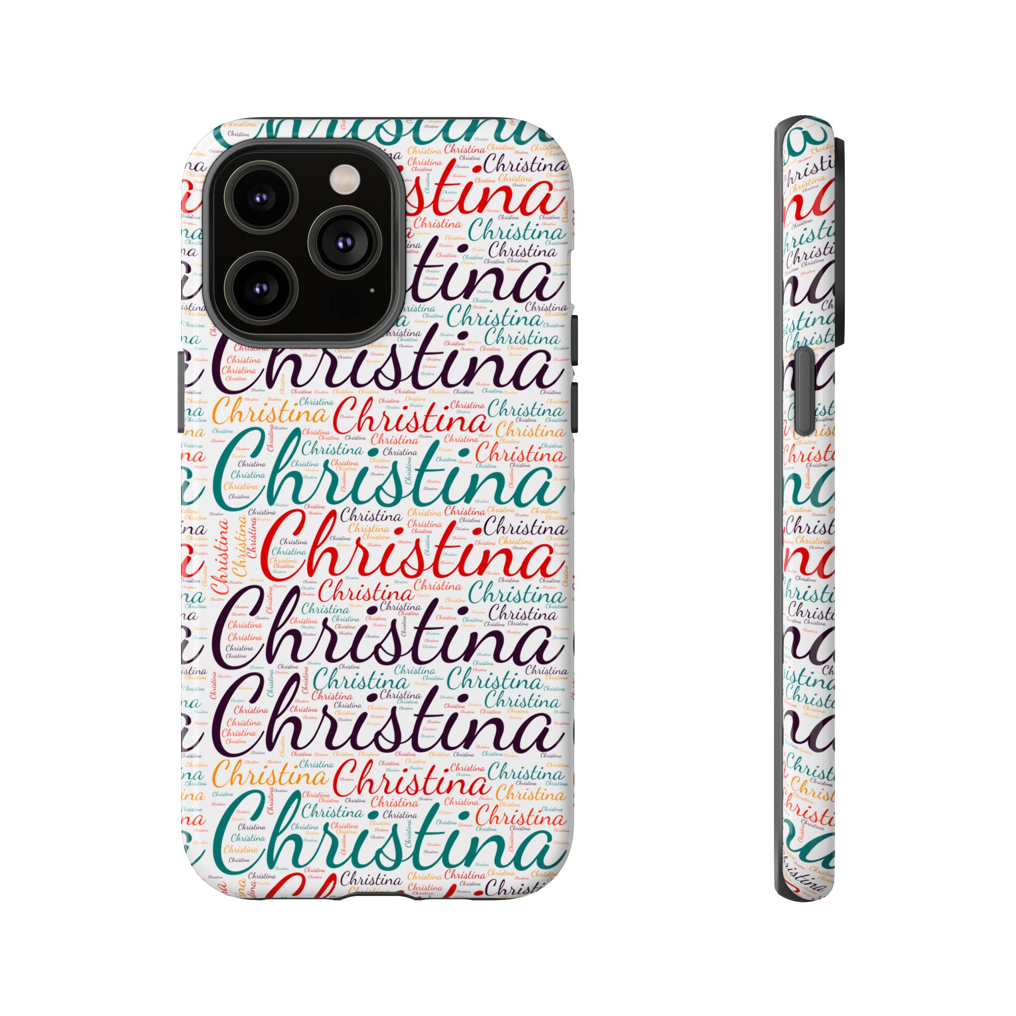 Personalized Script Name Design, Multi-Color : Tough Phone Case - Image 25