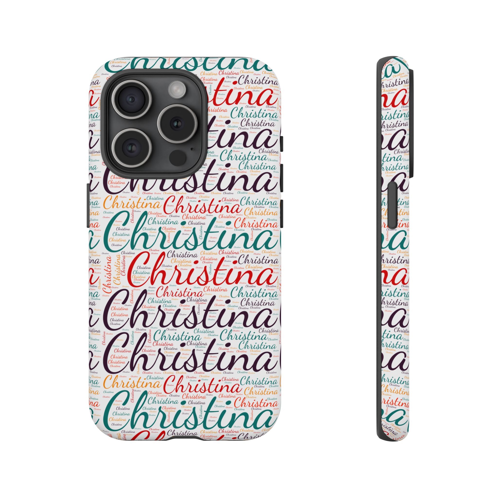 Personalized Script Name Design, Multi-Color : Tough Phone Case - Image 72