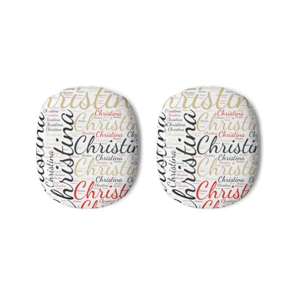 Personalized Multi-Color Name Script Pattern : AirPod Max Cases Ear Cup Covers