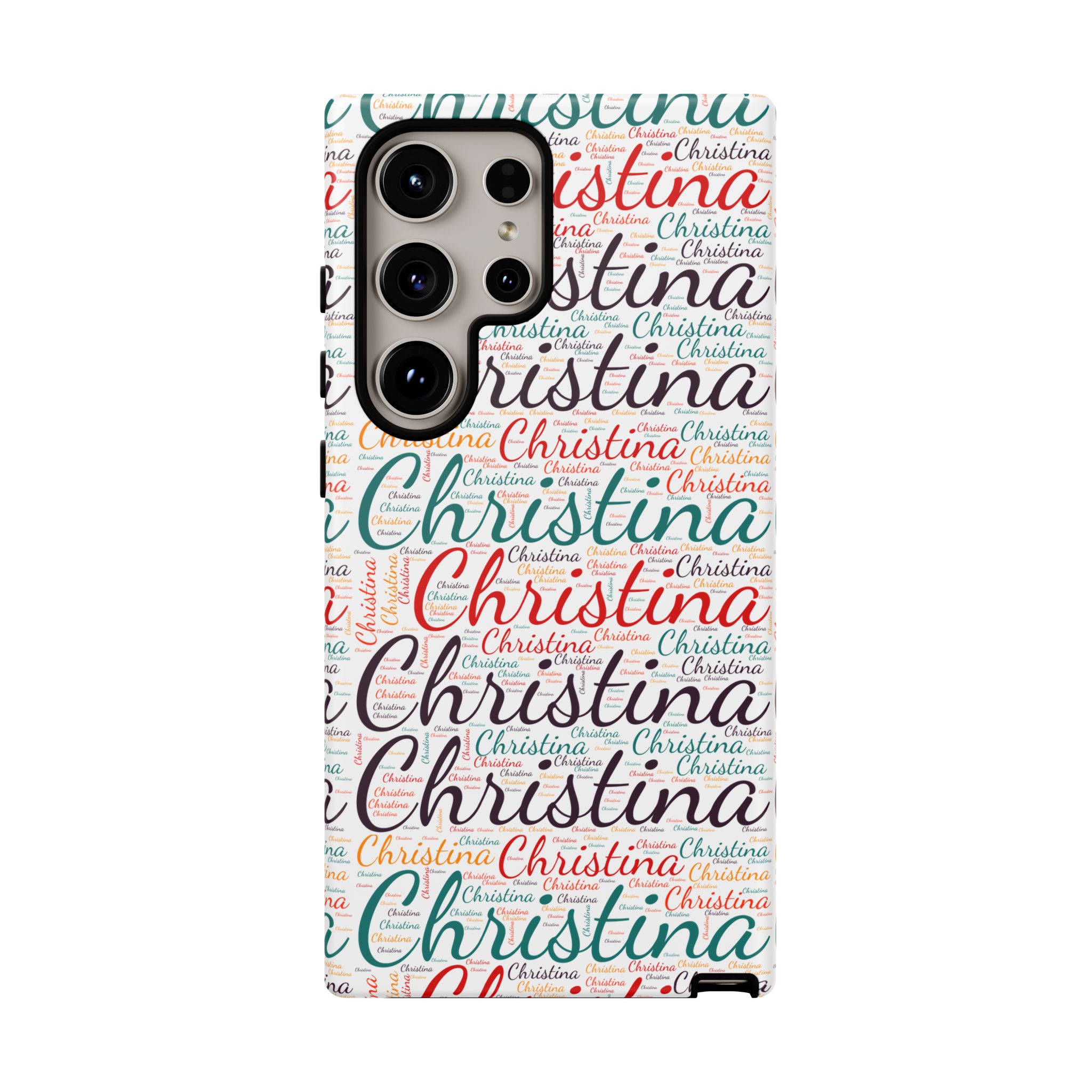 Personalized Script Name Design, Multi-Color : Tough Phone Case - Image 101