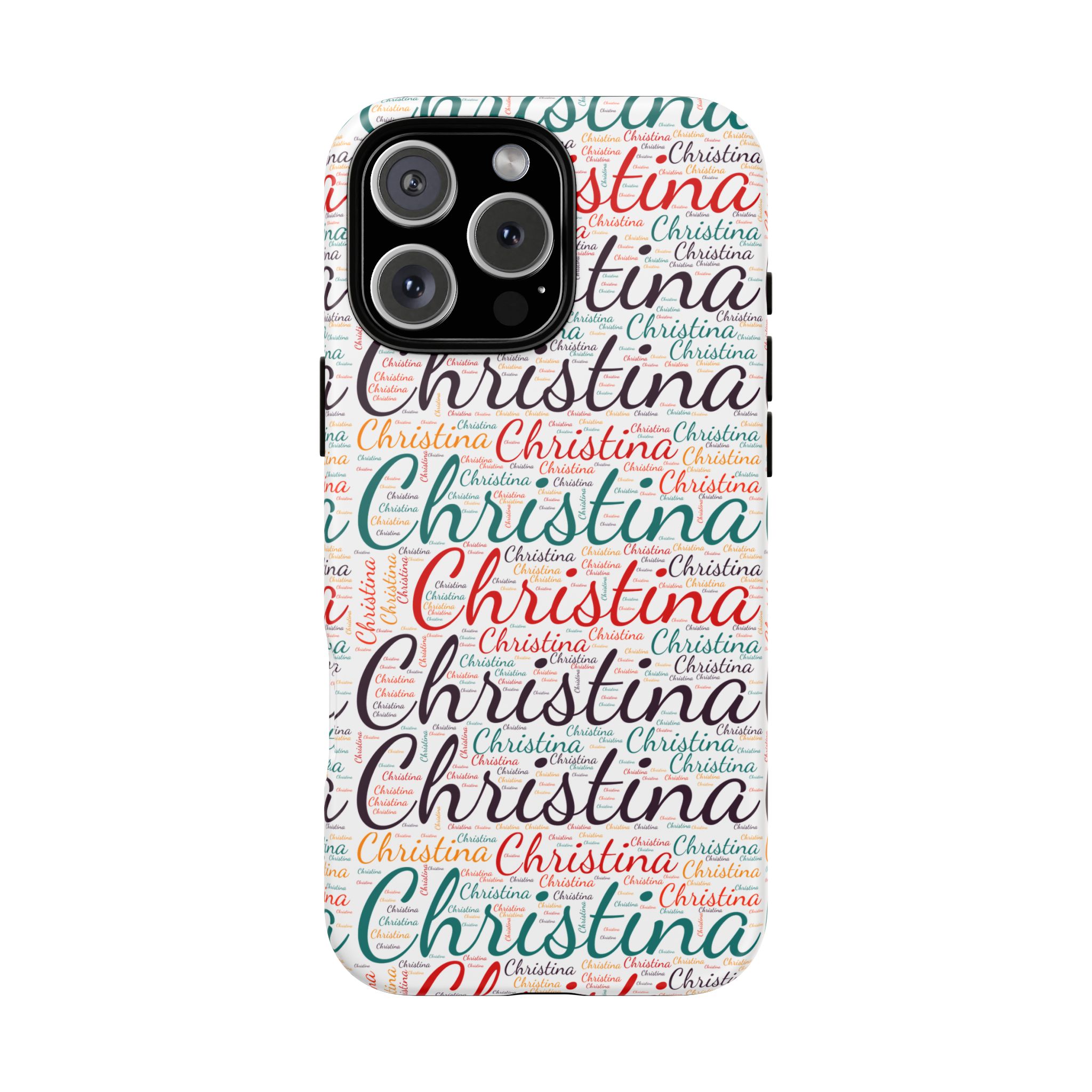 Personalized Script Name Design, Multi-Color : Tough Phone Case - Image 149