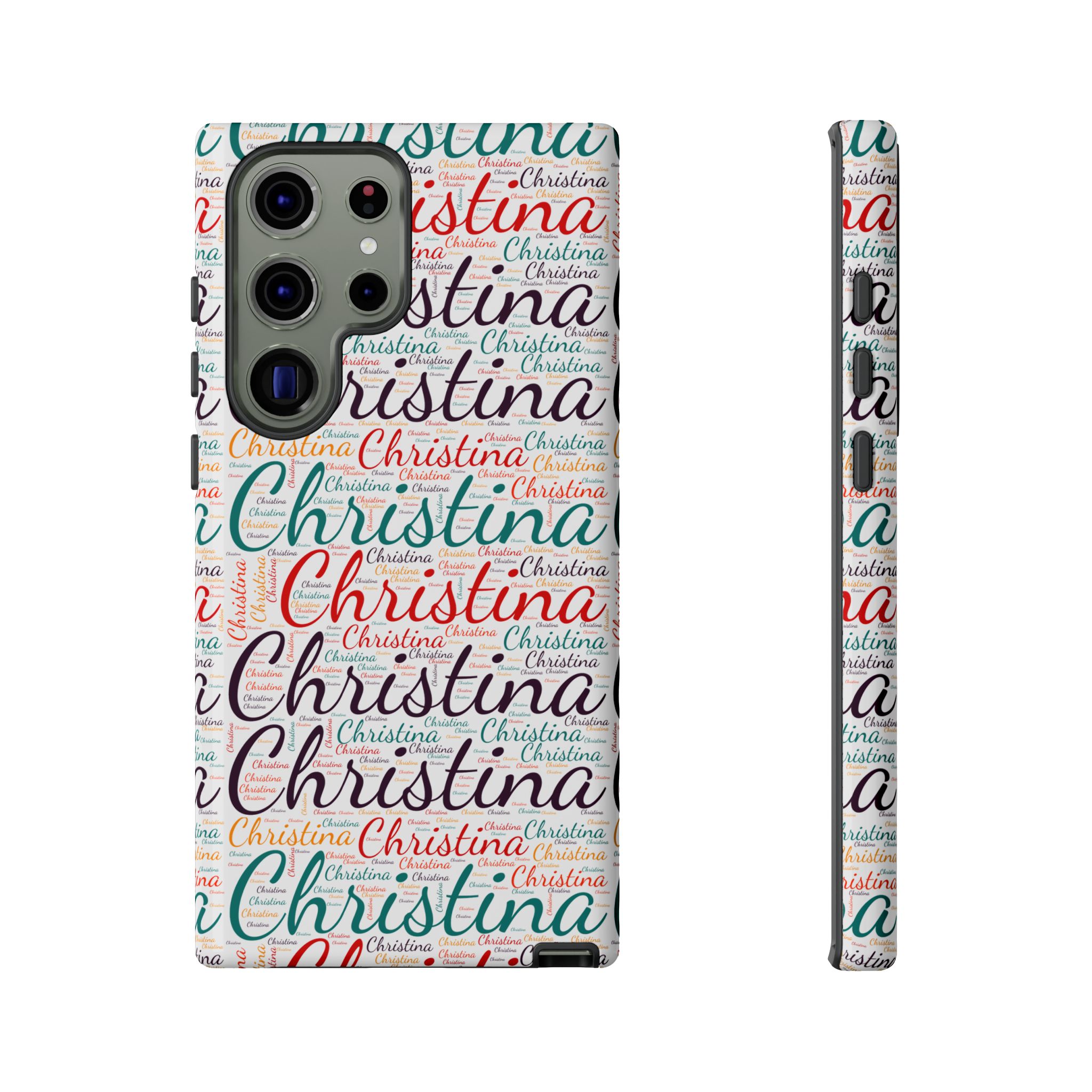 Personalized Script Name Design, Multi-Color : Tough Phone Case - Image 49