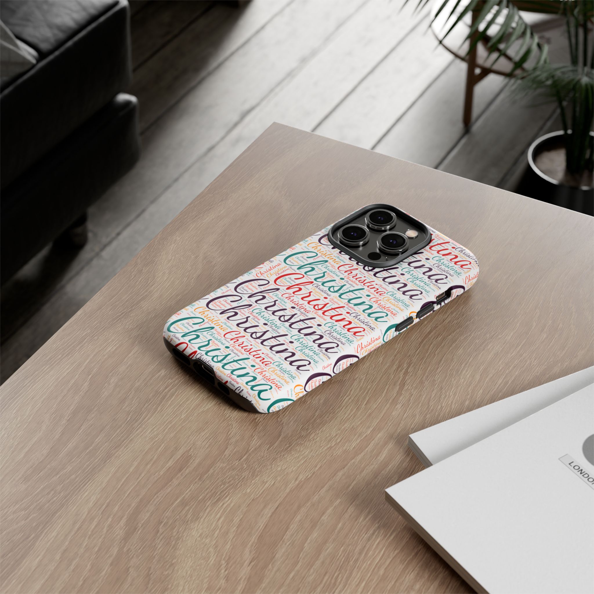 Personalized Script Name Design, Multi-Color : Tough Phone Case - Image 16
