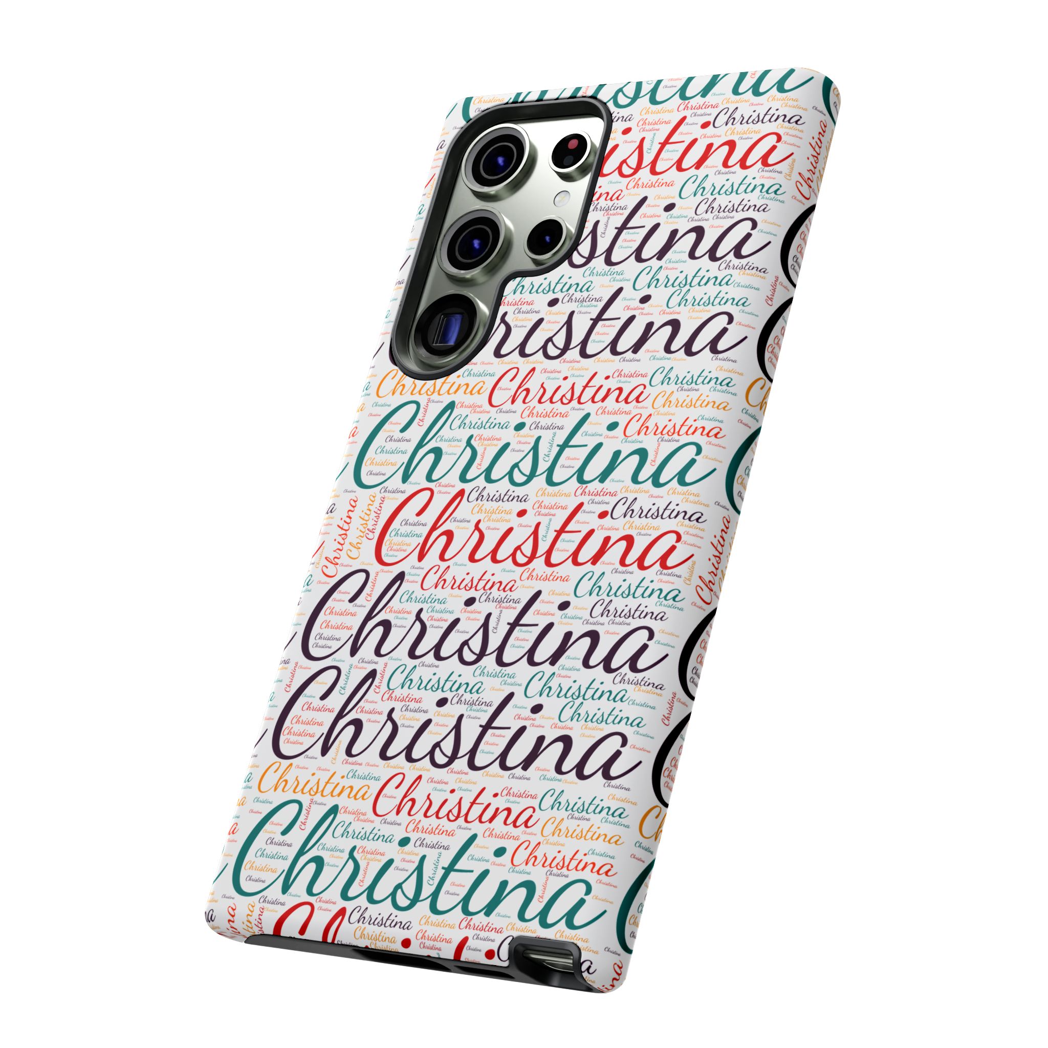 Personalized Script Name Design, Multi-Color : Tough Phone Case - Image 54