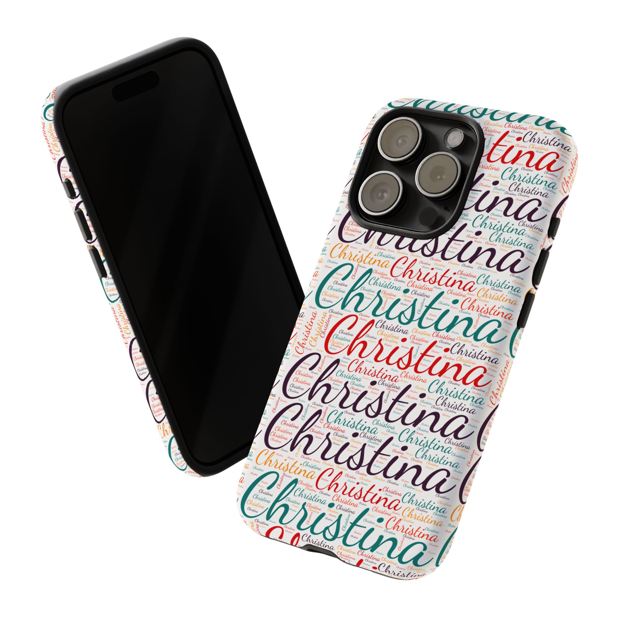 Personalized Script Name Design, Multi-Color : Tough Phone Case - Image 73