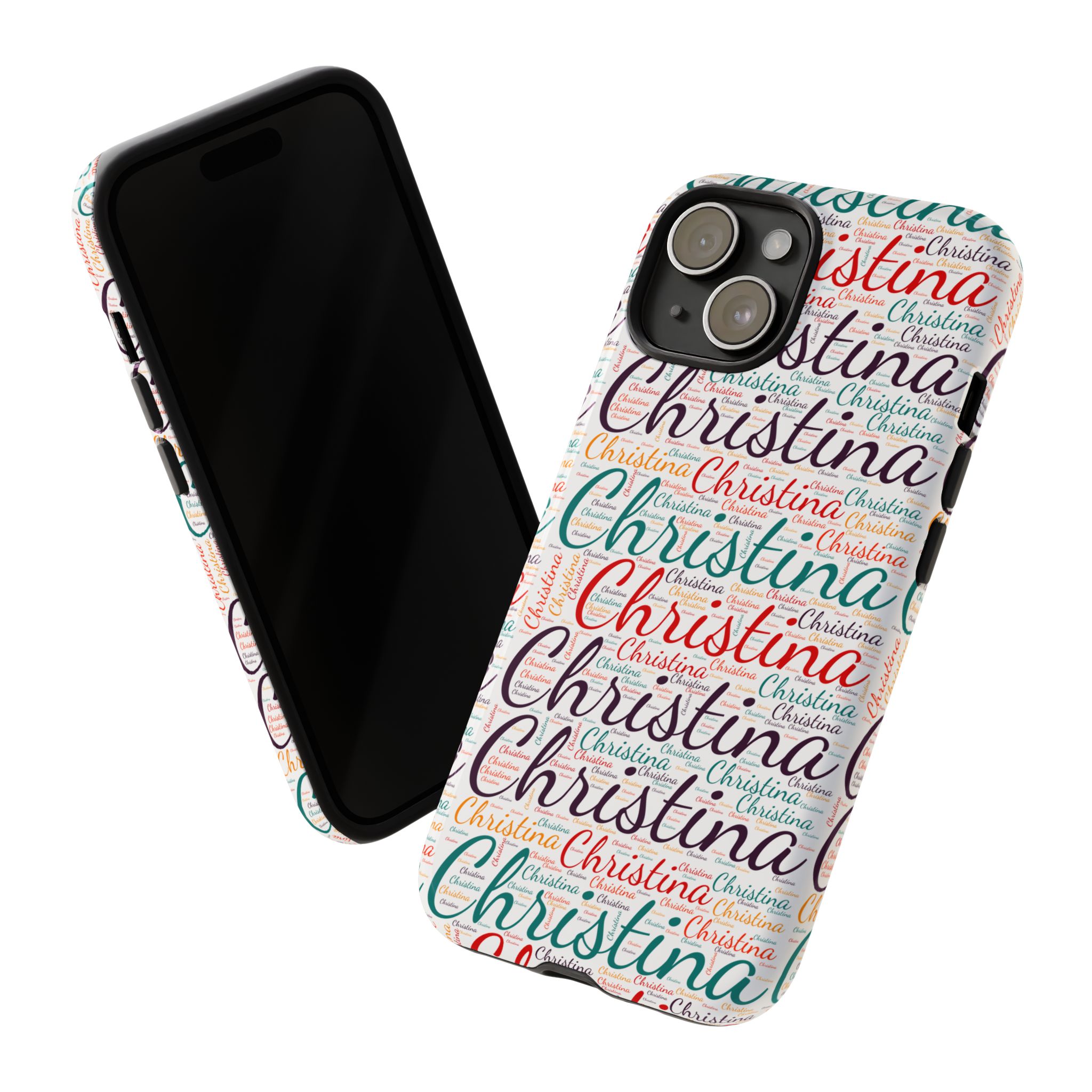 Personalized Script Name Design, Multi-Color : Tough Phone Case - Image 58