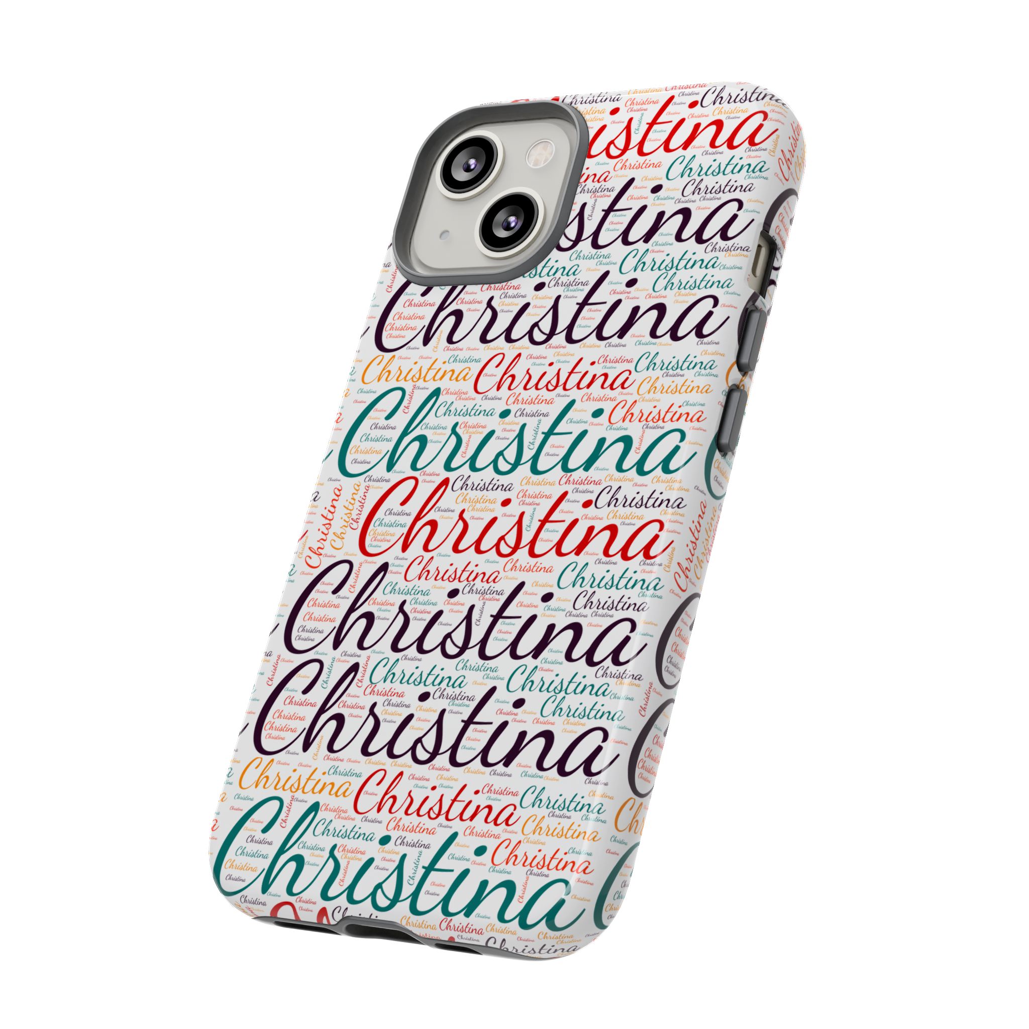 Personalized Script Name Design, Multi-Color : Tough Phone Case - Image 2